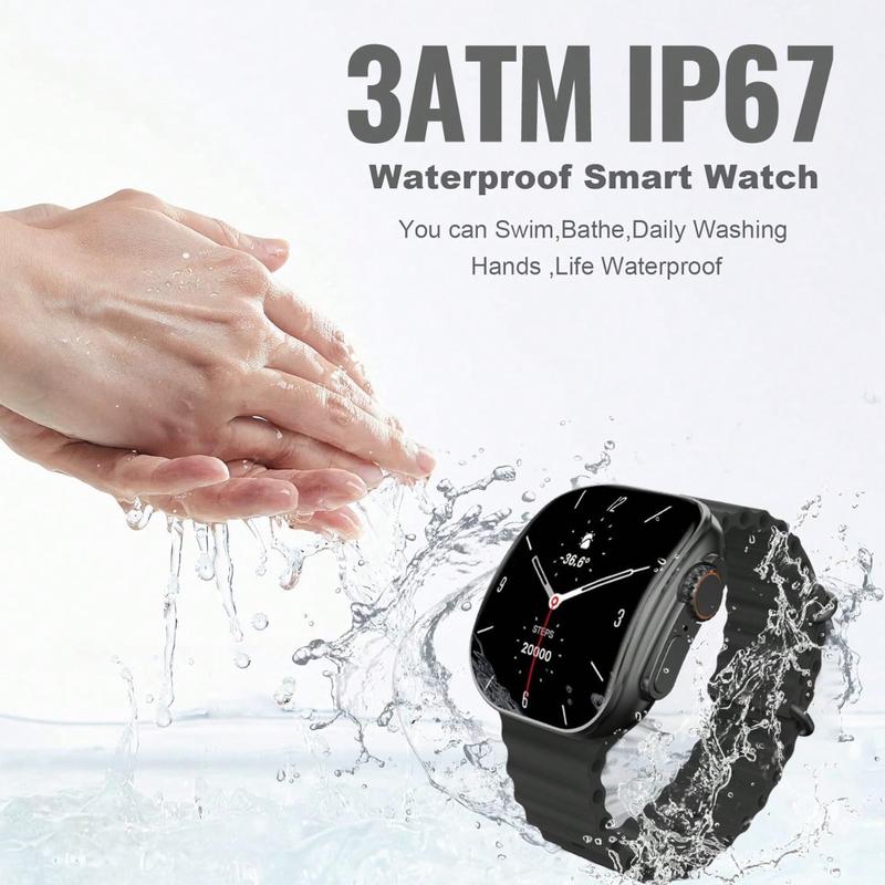 2026 Smart Watch Set | Bluetooth Call, Touch Screen, 100+ Sports Modes, Message Alerts | iPhone & Android | Includes Wireless Earbuds & 7 Bands