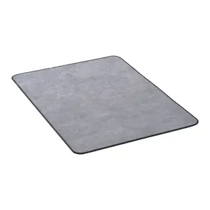 VEVOR Chair Mat, 36 x 48-inch Office Chair Mat for Hard Floors, Floor Protector for Rolling Chairs, Corduroy Surface, Non-Slip & Easy to Clean, Smooth Glide Under Desk Rug for Home Office (Grey)
