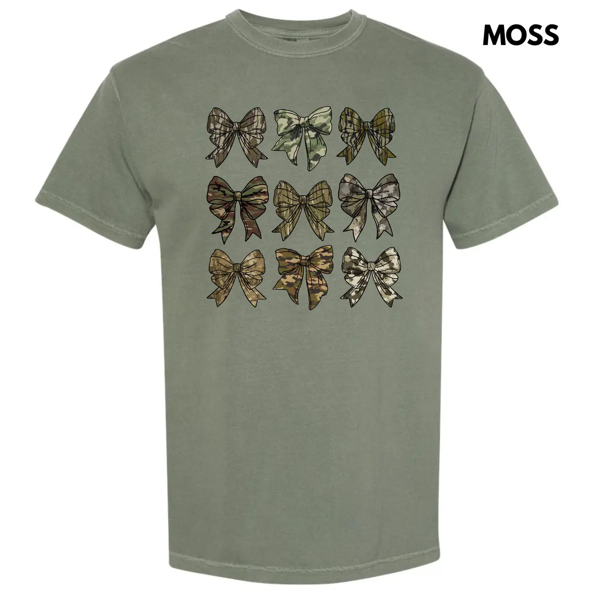 Camo Coquette Collage Comfort Colors T-Shirt 'NLB'