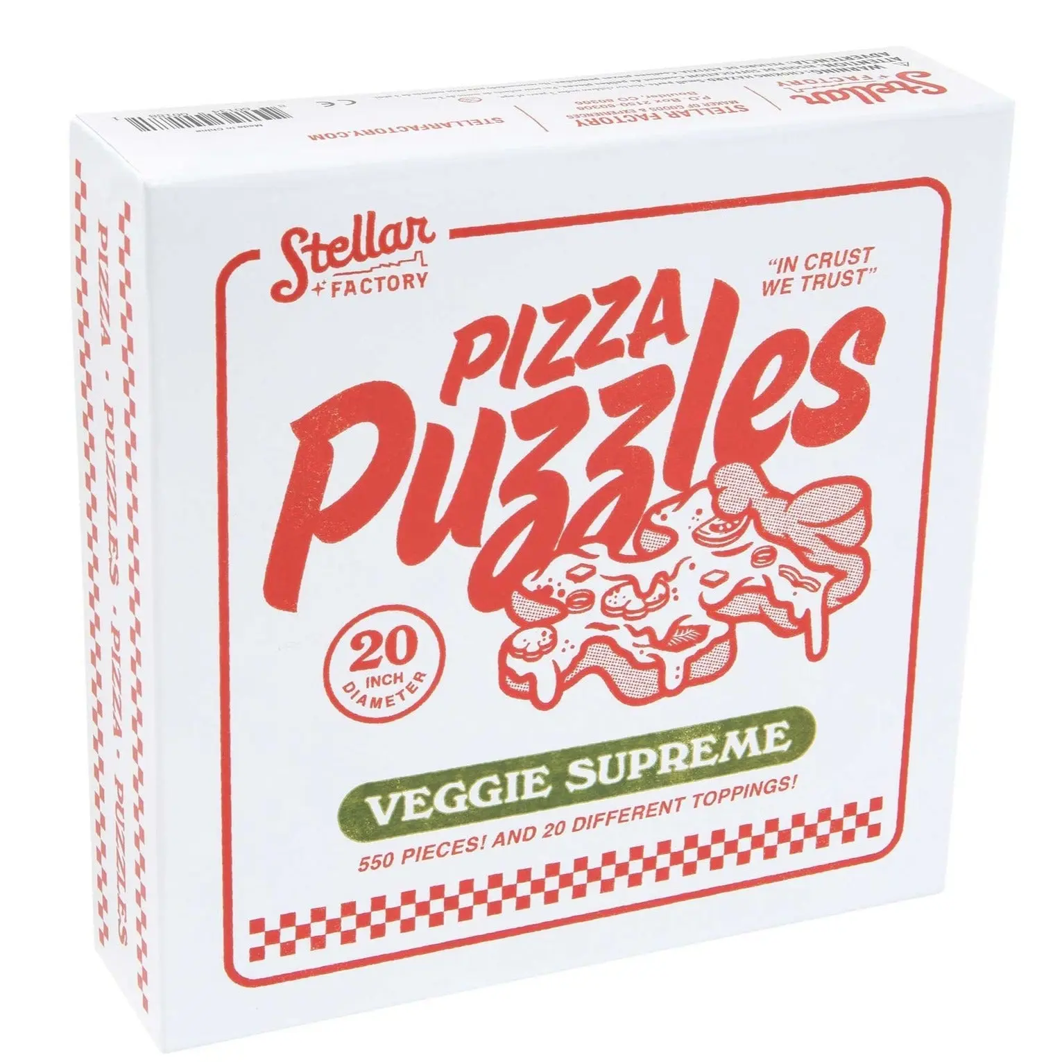 Veggie Supreme Pizza | 550 Piece Jigsaw Puzzle
