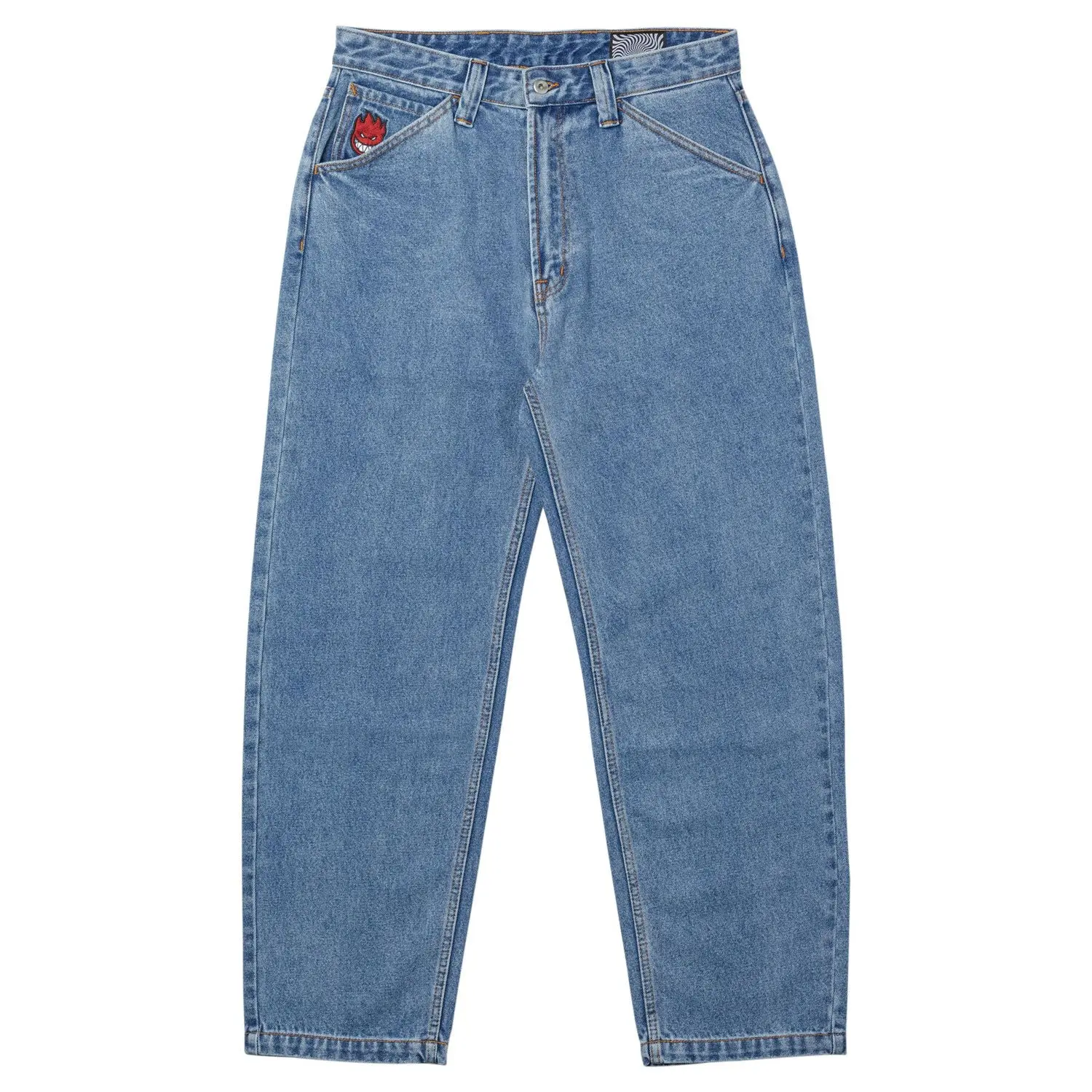 Spitfire Wheels Pants Bighead Fill Denim Medium Stone Wash Blue