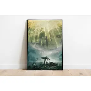 Elden Ring Poster, Ready to hang wall art, poster art inspired by Elden Ring
