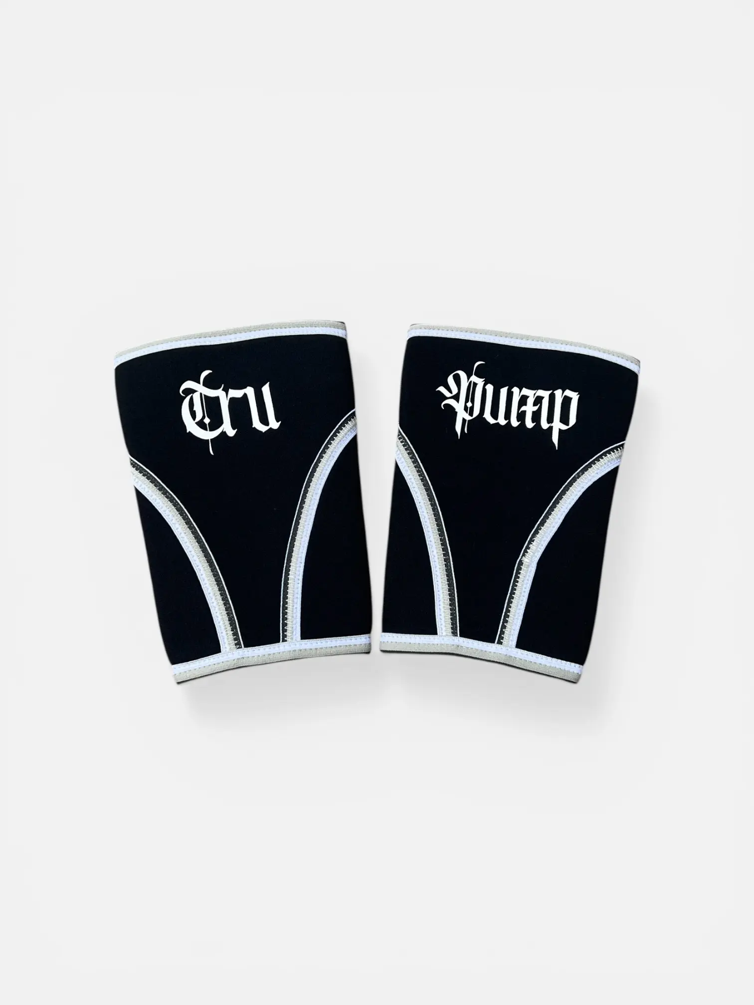 Tru Pump High-Performance Compression Knee Sleeves Black/White for Athletes & Lifters Enhance Stability & Performance Knee Stabilizer Knee Wraps