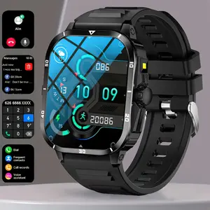 Smart Watch with LED Light, Supports Wireless Calling/dialing, Multi Sport Mode, Call/SMS Reminder, Compatible with IPhone/Android System, Fashionable Holiday Gift, Fitness Smart Watch