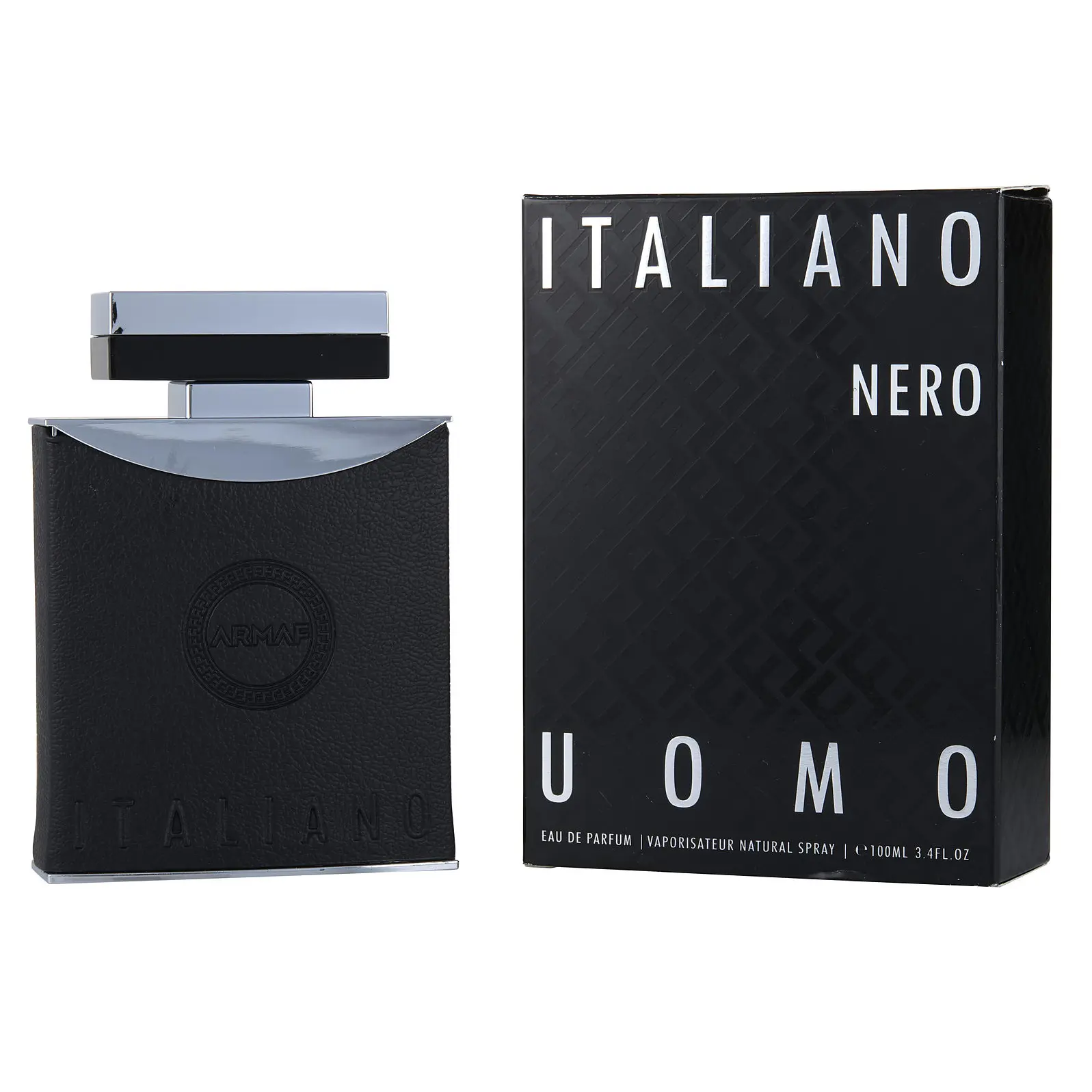 Armaf Italiano Nero Uomo for Men Eau de Parfum Spray, 3.4 Ounce