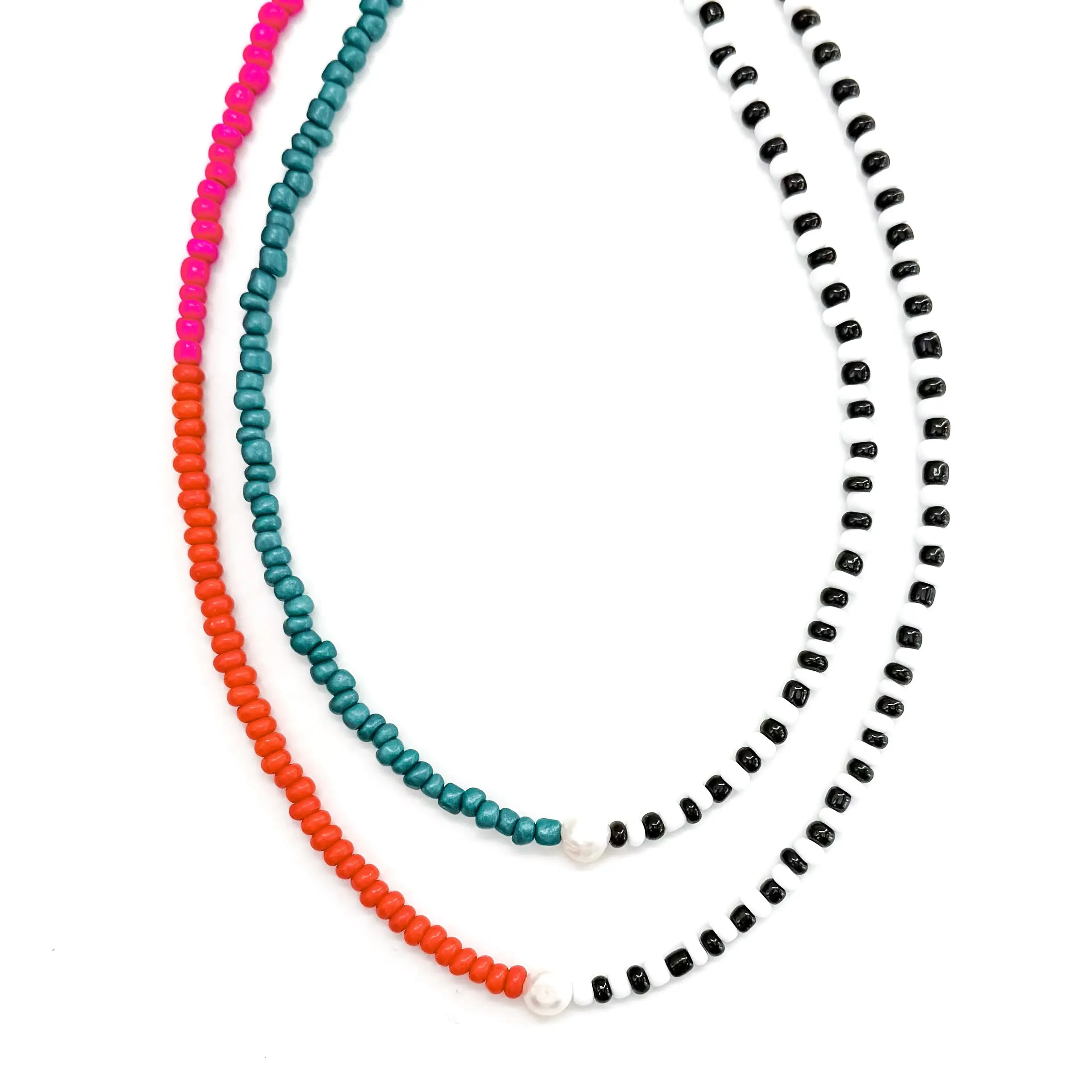 Phoebe Colorful Pearl Necklace || Choose Color