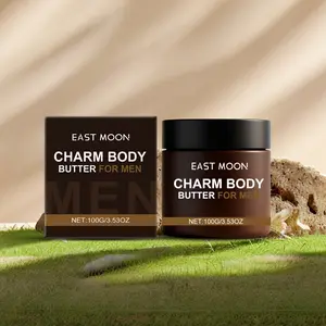 East Moon Men's Scented Body Lotion, Nourishing Refreshing Non-Greasy Lightweight Gentle Cleanser, Daily Skin Care, Deep Moisturizing Repair, Moisturizing and Hydrating