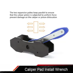 Brake Caliper Press Tool Separator 360 °   Degree Ratchet Wrench Caliper Pad Install Tool Press Ratchet For most large trucks commercial vehicles with Four piston Calipers