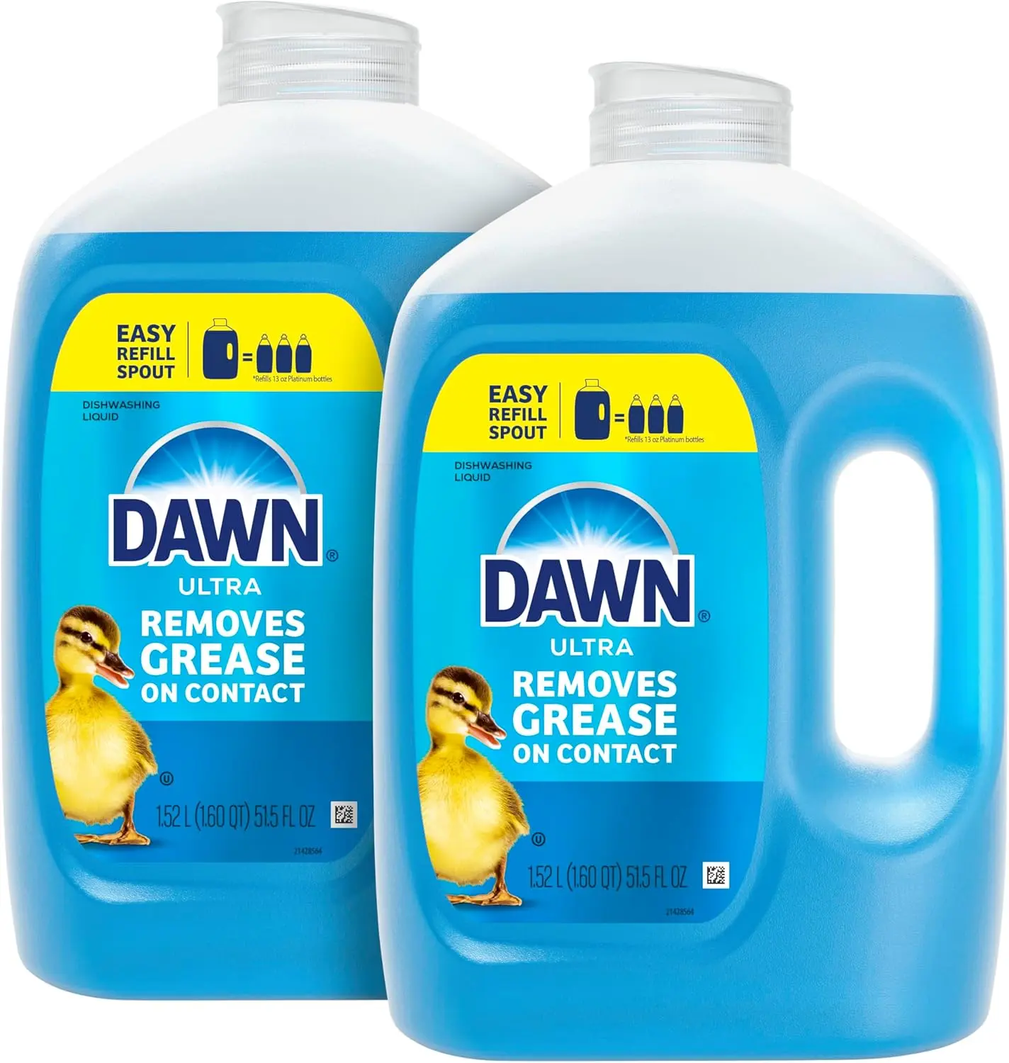 Dawn Ultra Dishwasher Detergent 1.52L - Removes Grease on Contact, Easy Refill Spout, 5.15 fl oz