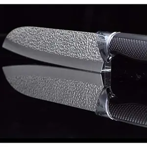 eZthings 12" Chefs Knife - Razor Sharp with Edge Retention, Stain-Corrosion Resistant for Home Kitchen Plus Free Knife Sharpener Blade Kitchenware