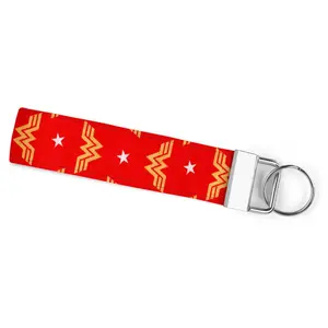 Wonder Woman Logo Pattern Wristlet