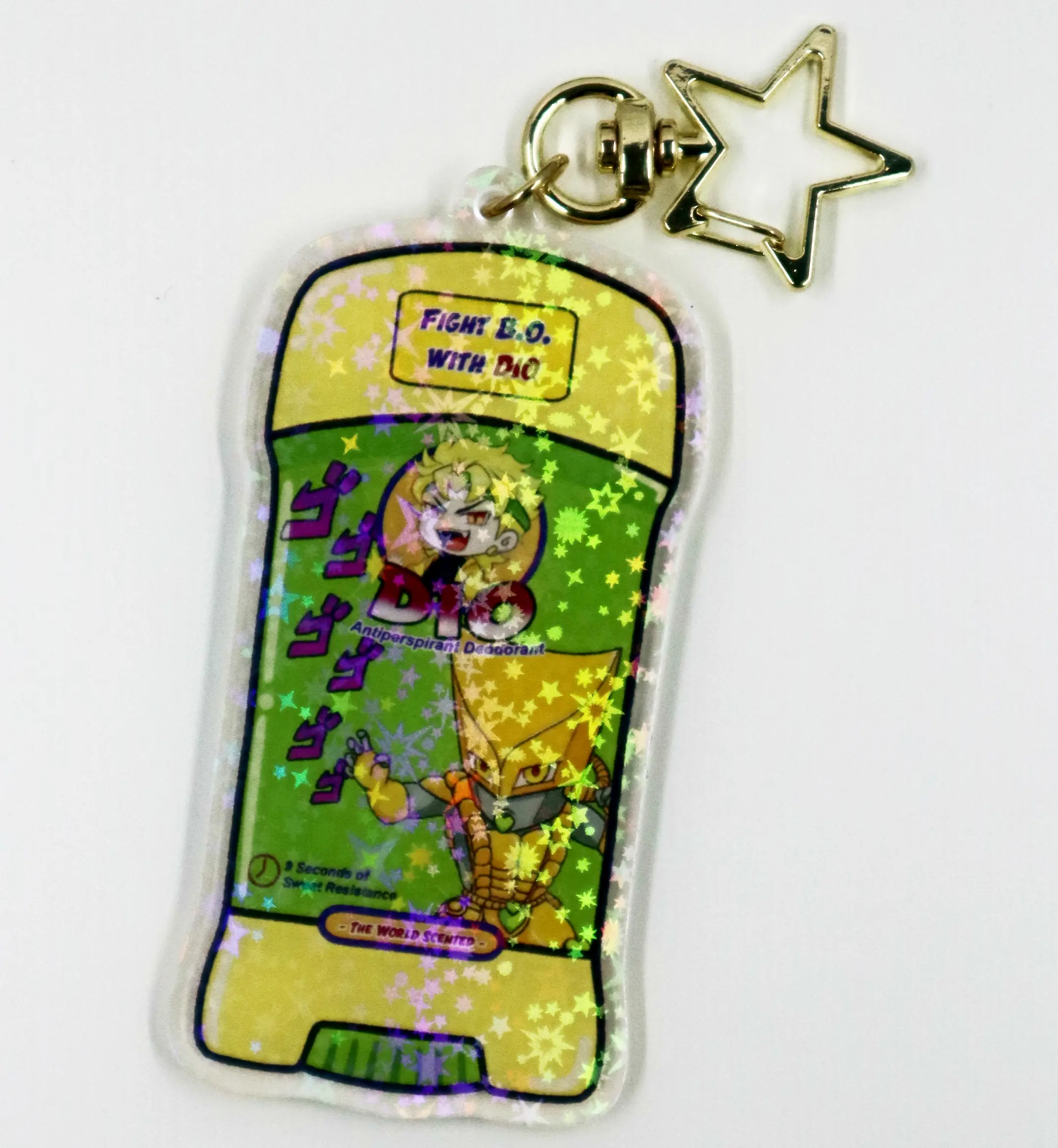 Holographic Dio(dorant) Acrylic Keychain
