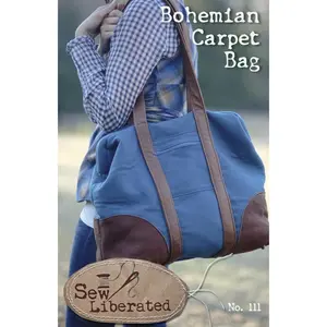 Bohemian Carpet Bag Sewing Pattern by Sew Liberated