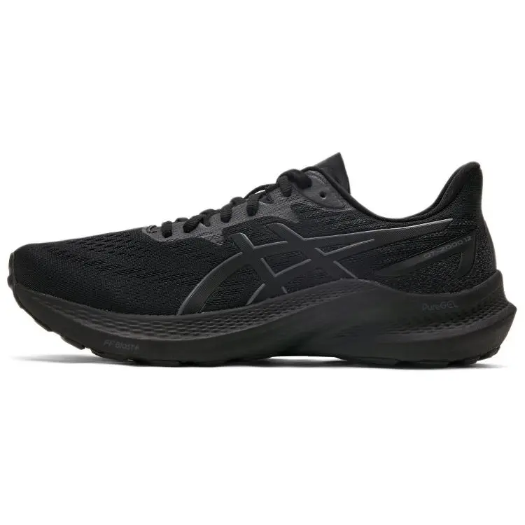 ASICS GT 2000 12 Black Minimalist Comfort Low Top Running Shoes Men's 1011B691-001