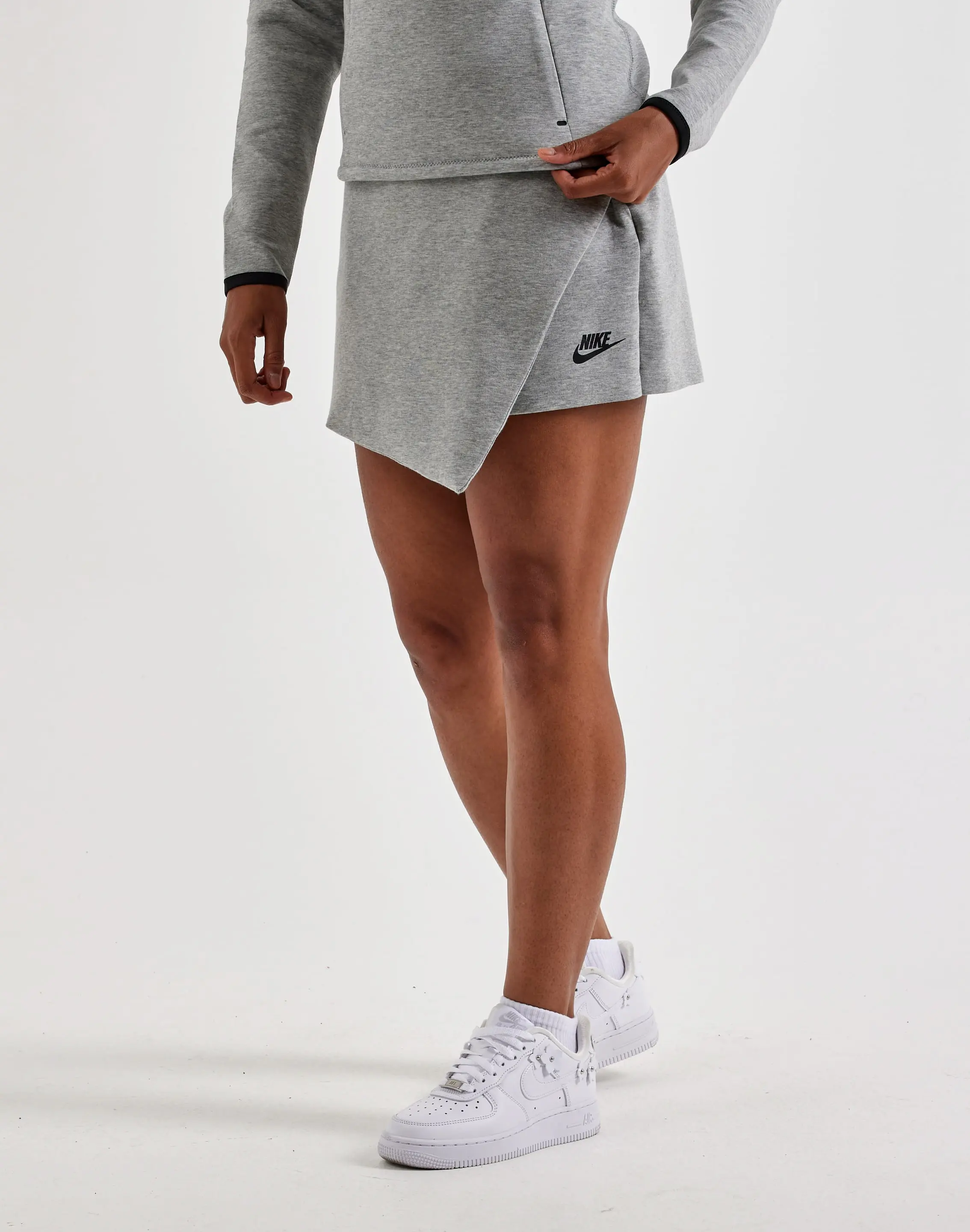 Womens Nike Tech Fleece Mid-Rise Skort