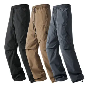 Charge down pants men's hiking pants winter new style outdoor waterproof casual wear-resistant skiing work pants