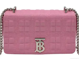 Pre-owned BURBERRY Pink Lola Shoulder Bag 23*6.5*13.5cm th360366009