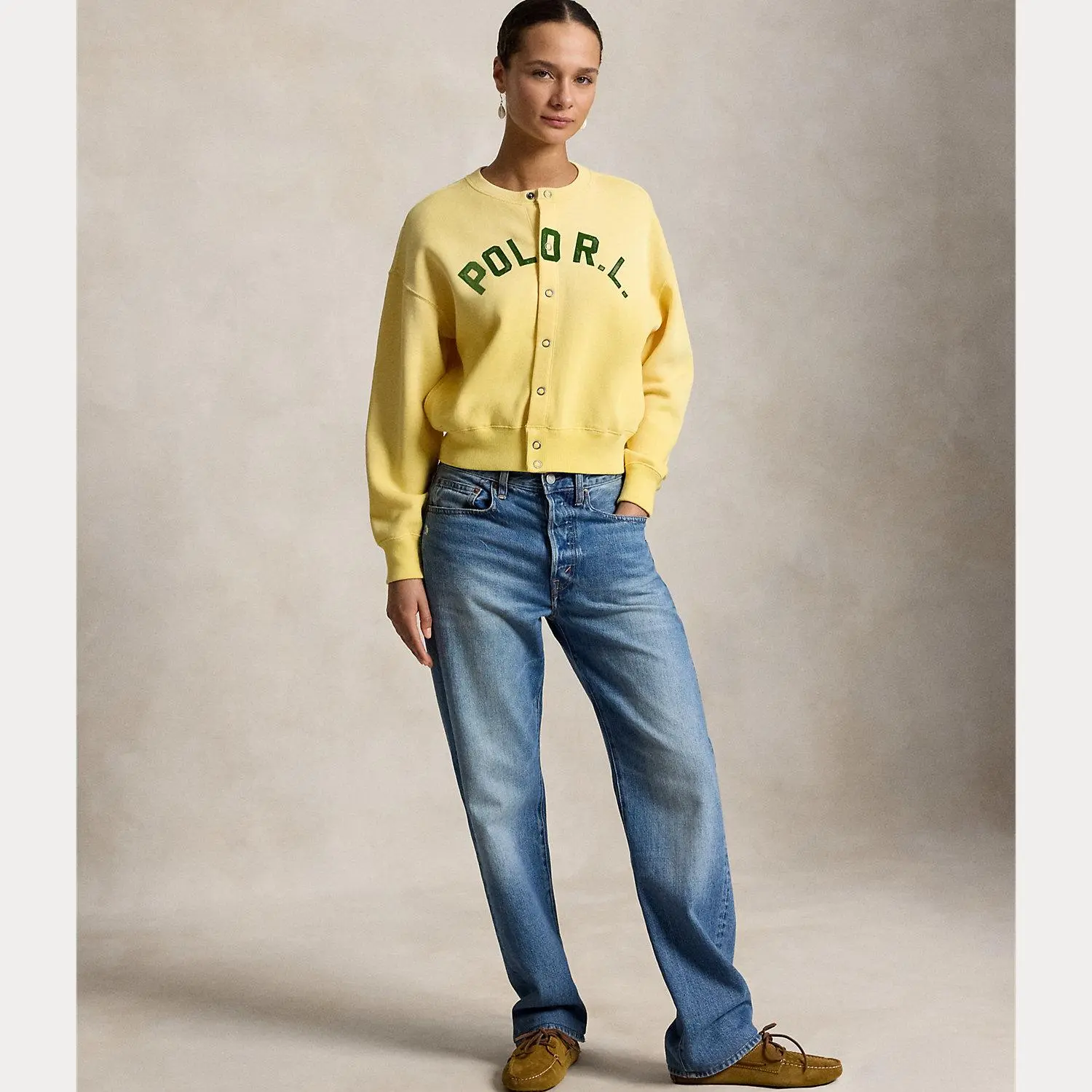 Polo Ralph Lauren - Logo Fleece Snapped Cardigan