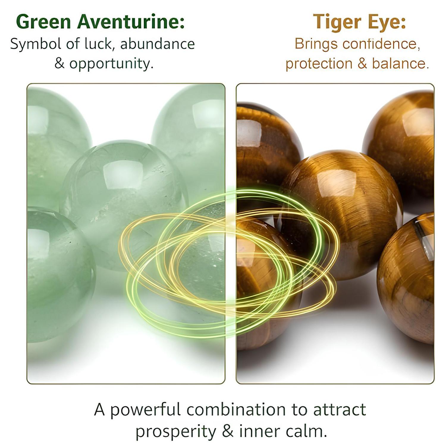 Green Agate Bracelet money attraction Chakra Bracelet, Green Dongling Tiger's Eye Stone Bracelet bead bracelet, brings money wealth rich bracelet, prosperity and good luck, Stone, Agate