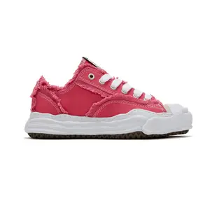 Maison Mihara Yasuhiro Hank Og Sole Canvas Low Frayed Pink