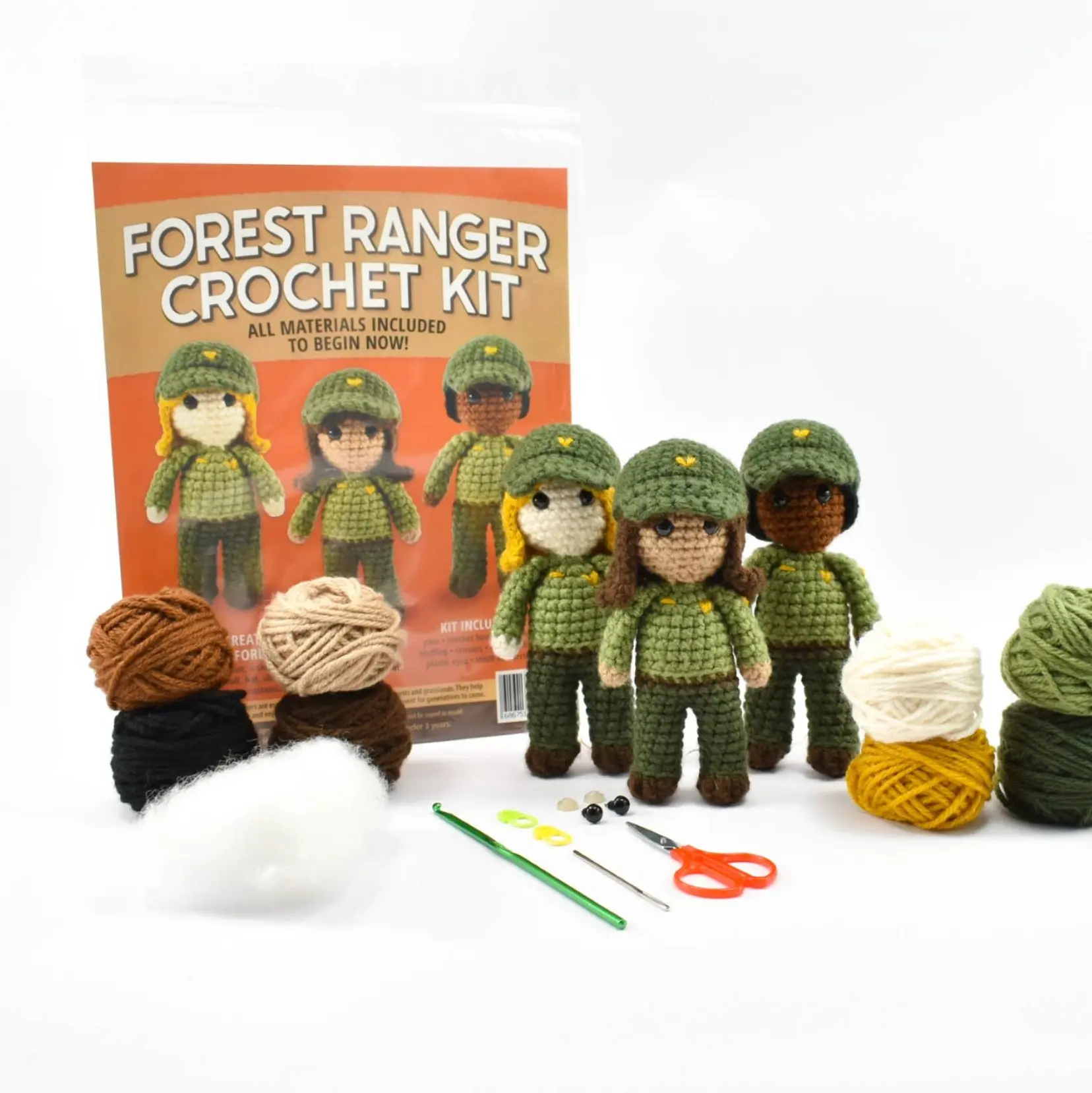 Park or Forest Ranger Crochet Kits