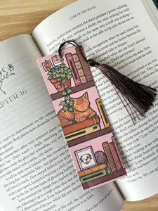 Book Shelf Cat Bookmarks