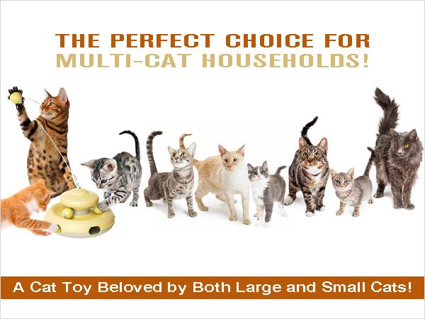 KADTC Cat Interactive Toys for Indoor Cats Dancer Supplies Bored Young Kitten Teaser Wand Feather Boredom Toy Weight Loss Kitty Tracking Balls Birthday Gift Adult Pet Enrichment Self Play High Energy Game