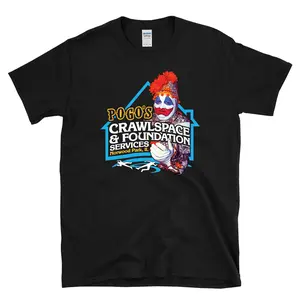 POGO'S CRAWLSPACE & FOUNDATION  - John Wayne Gacy -  T-Shirt