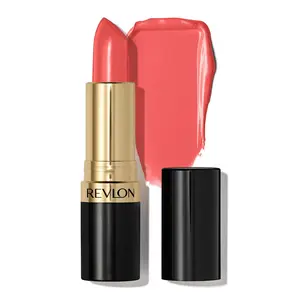 Revlon Super Lustrous Creme Lipstick, Creamy Formula, 674 Coral Berry, 0.15 oz Gloss Lipgloss