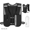 Running Hydration Vest, Adjustable Chest Straps Outdoor Sport Running Vest for Women Men with 500ml Soft Flask, Lightweight Runners Vest Women for Hiking Trail Running Cycling Race Marathon
