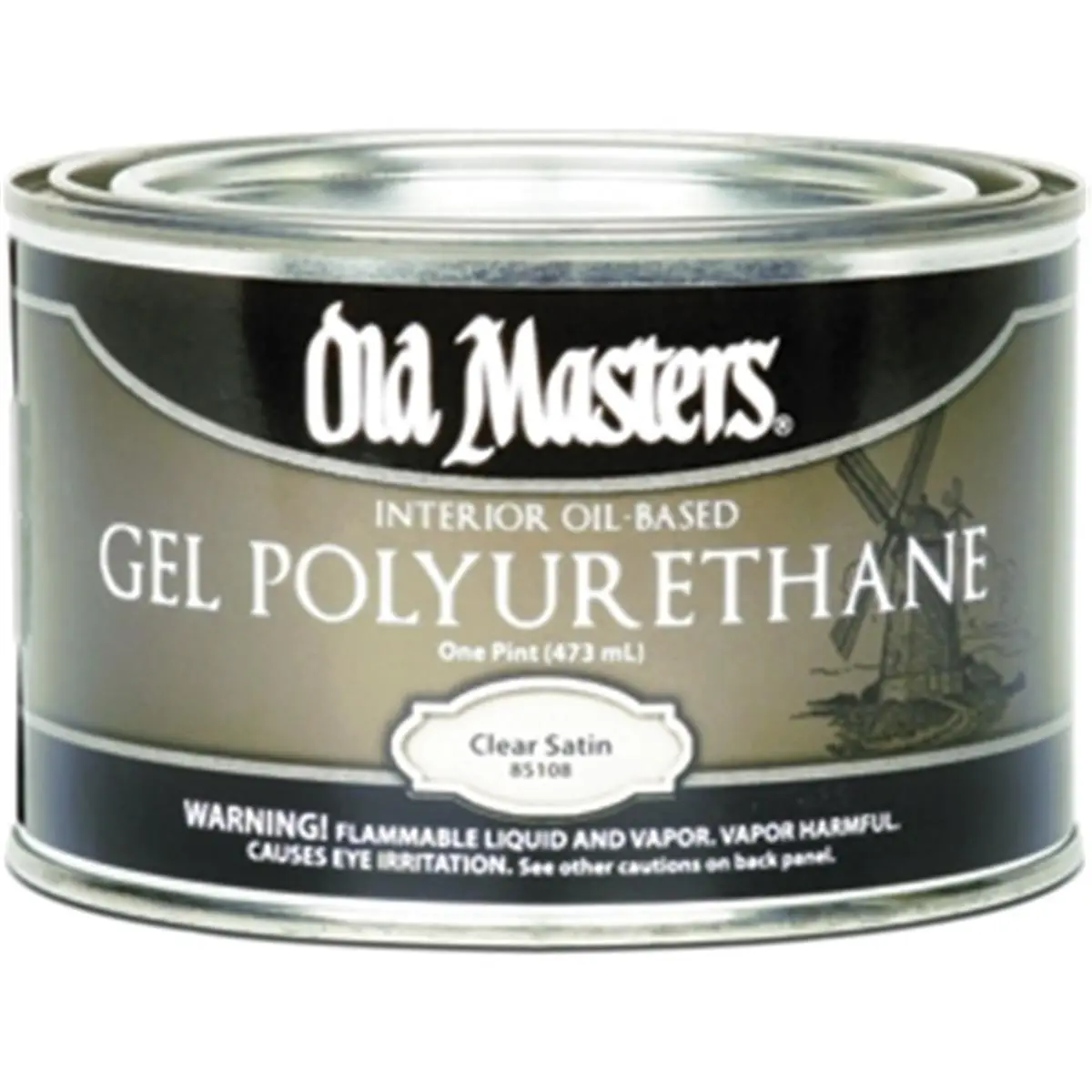 Old Masters 85108 Polyurethane Gel - 1 Pint, Oil-Based, Gel Varnish, Hand-Rubbed