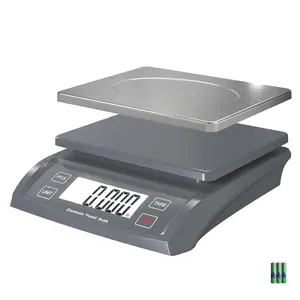 Postal Scale Transport Scale 30kg/1g, 66lb with  and Stainless Steel Scale Plate, can be  in  Kitchen, Postal, Transport, Parcel, Supermarket with Fruit Scale