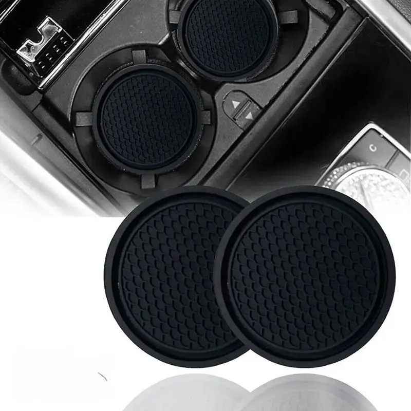 Multipurpose Car Cup Coaster, 2 Counts Universal Non-slip Cup Holder, Embedded in Ornaments Coaster, Universal Car Interior Accessories, Car Interior Decor, Aesthetic Car Accessory, Car Interior Decoration, Vehicle Decor