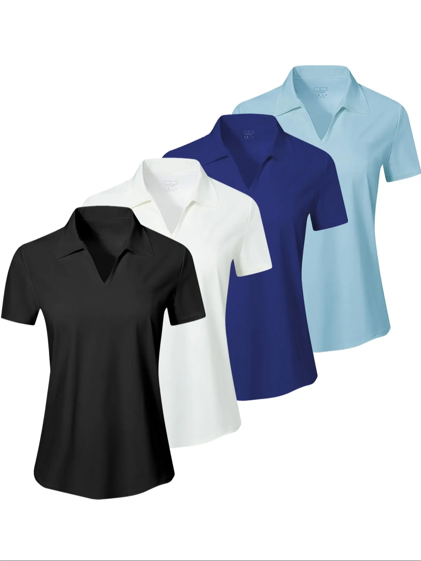 Black and white dark blue light blue