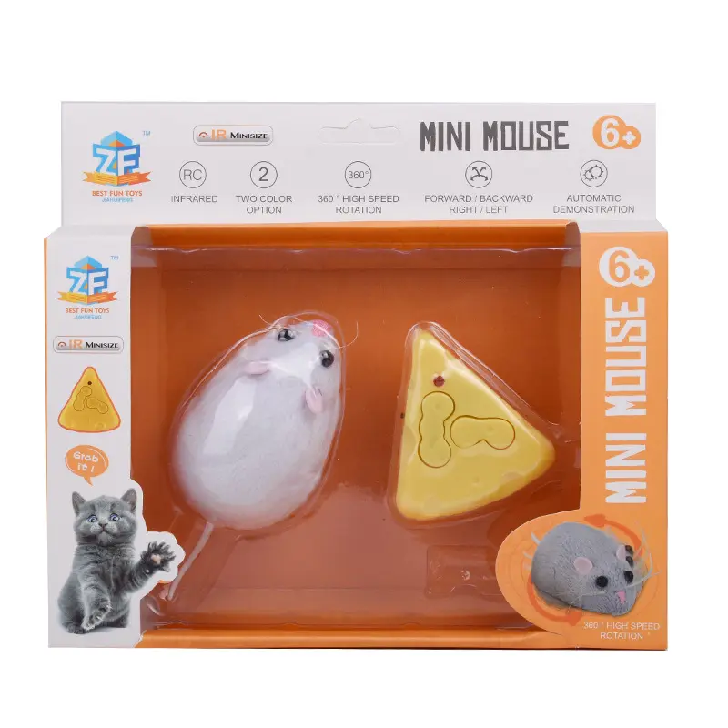 Cat Electronic RC Mouse Toy,Remote Control Mouse Infrared Remote Control Creative Simulation Animal Infrared Electric Pet Toy