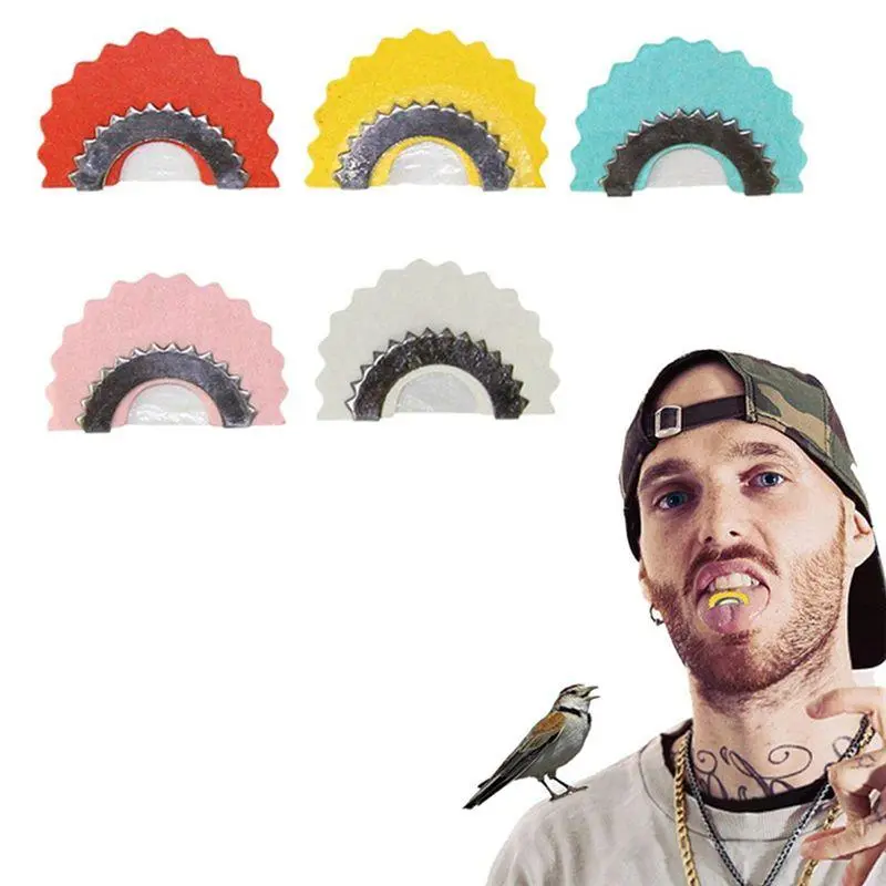 5PCS Have Creativity Fun Bird Whistle Magical Caller Tongue for Producing High Octave Voice