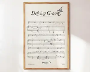 Wicked Poster - Glinda and Elphaba Wall Art - Wicked Merch - Wizard of Oz Broadway Musical Print - Perfect Gift for Fans of Wicked