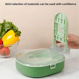 Oval Vegetable Cutter, Ergonomic Handheld Kitchen Tool for Fine Slicing, Safe & Comfortable Grip, Durable Stainless Steel Blade, Ideal for Carrots, Cucumbers & More, Easy to Clean and Compact for Storage, Meal Prep Veggie Slicer