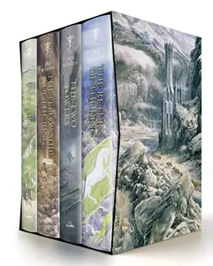 The Hobbit & The Lord of the Rings Illustrated by Alan Lee Box Set: Illustrated by Alan Lee by J. R. R. Tolkien [Hardback Book]