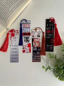Thriller Metal Bookmarks for Readers - Perfect Gift for Book Lovers decorative bookmark