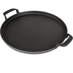 Gourmet BBQ System Griddle for Weber 22 1/2 inch Charcoal Grill, Cast Iron 12" Griddle Pan for Weber Original Kettle Premium 22.5'' Smokers, Performer Premium Grill