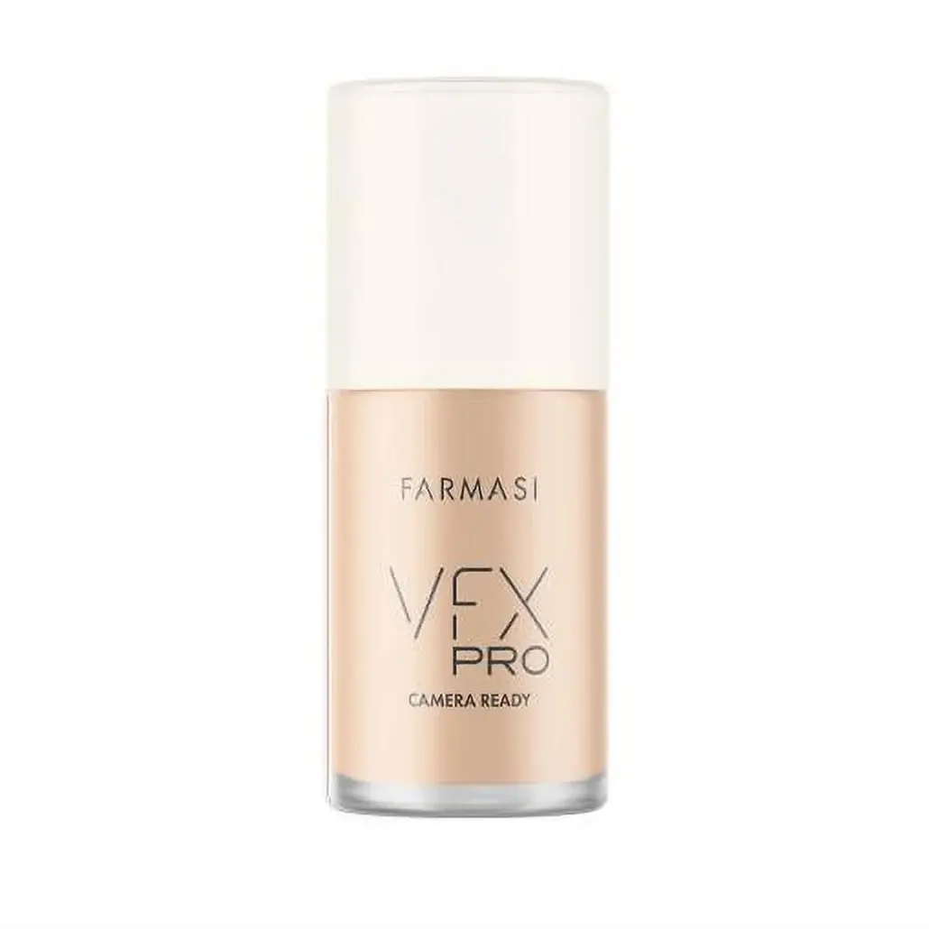 FARMASI VFX Pro Camera Ready Foundation, Porcelain 05 - Full Coverage Liquid Makeup with a Matte Finish, Lightweight, Easy to Blend Formula with Glycerin for Uneven Skin Tone, Cruelty Free & Gluten Free, Makeup Products, Bottle, Lasts Long, All Skin Types