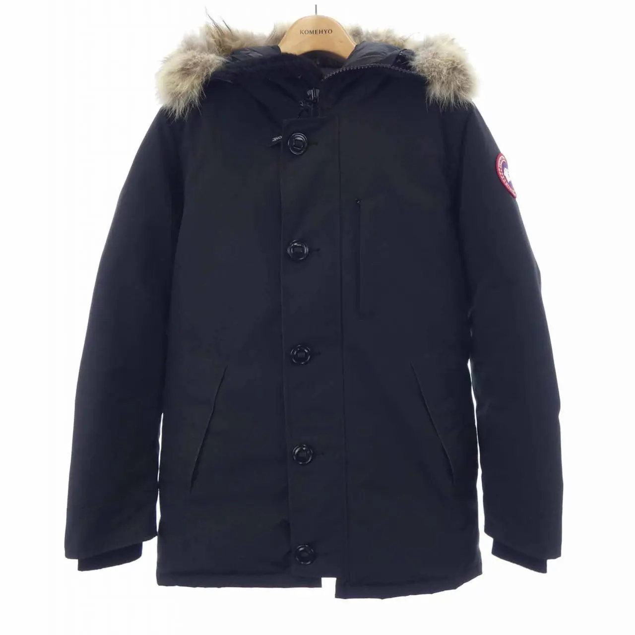 Pre-owned Canada Goose Nylon Small Leather Goods Jasper Down Jacket