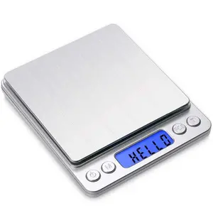 Small Digital Food Scale Ounce/OZ and Gram Scale, Kitchen Scale 3000g/0.1g High Precision for Baking, Soap Making, Jewelry,  Easy to Store