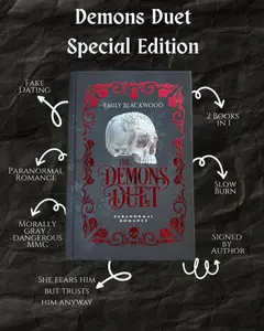 Red Foiled Special Edition Demons Duet Omnibus Hardback (signed by author)