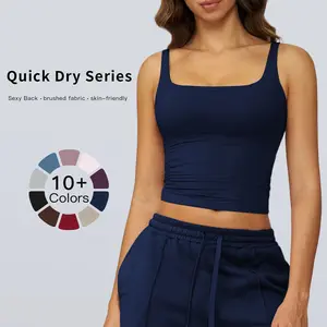 Tenwolf Women’s Solid Color Sports Tank Top — Comfortable, Breathable Sleeveless Workout Top for Yoga, Gym, Workouts, and Running; Women’s Sportswear for All Seasons; Athletic Yoga Tops