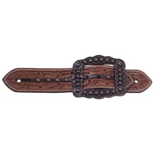 Silver Royal Cooper Belt Adult Spur Straps