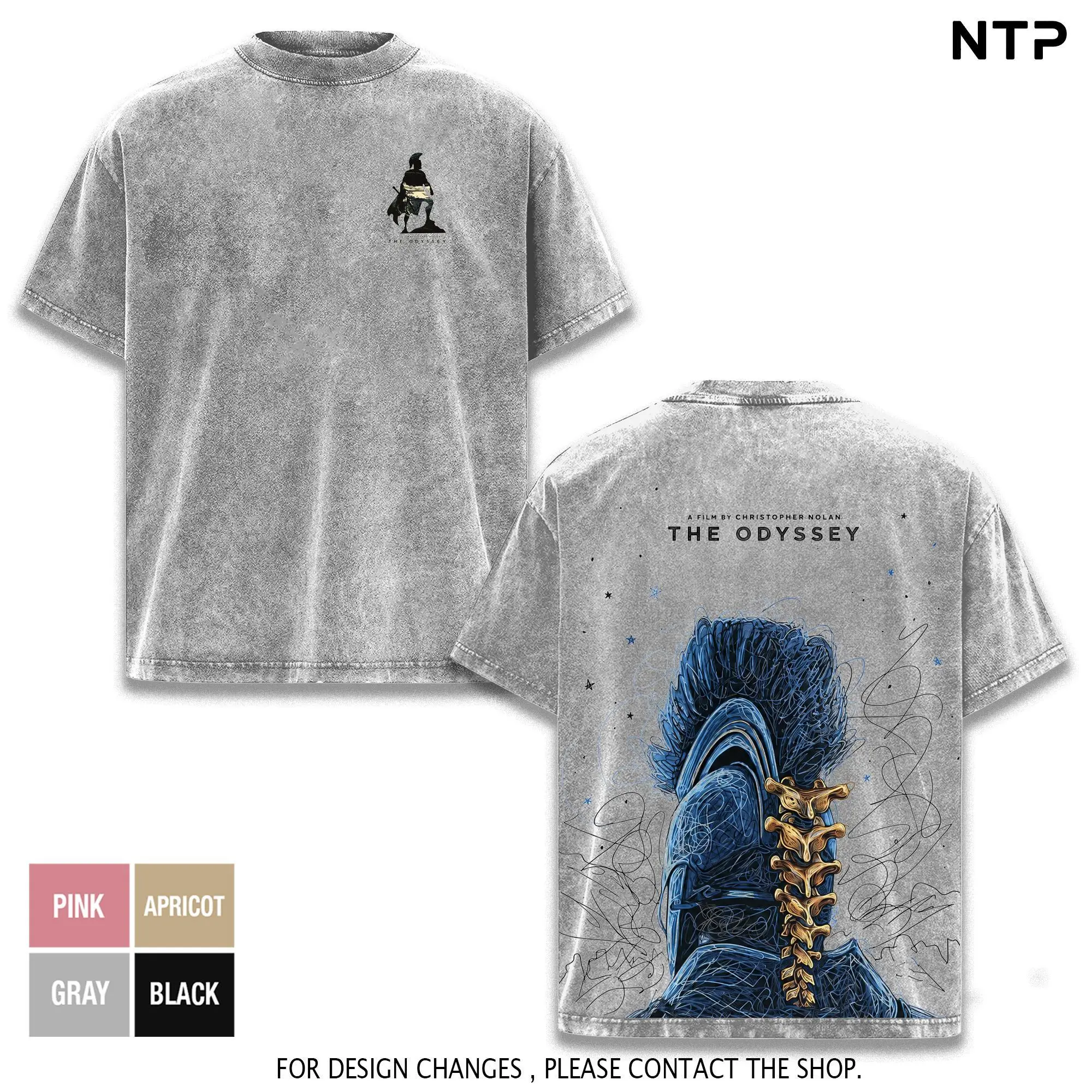Agamemnon The Odyssey 2026 Vintage Washed T-Shirt & Hoodie, Greek King Spartan Warrior Graphic Tee, Heavy Cotton Oversized Movie Merch, Mythology Streetwear Unisex Shirt for Fans