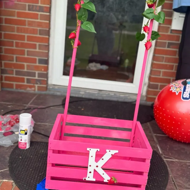 Custom Baby Shower Crate Custom Baby Shower Crate