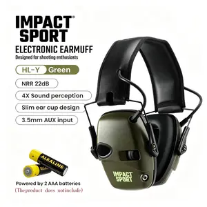 Howard Hunting Earplugs, Hearing Protection, Noise Reduction 22 dB, Fourfold Sound Amplification, Ideal for Military Enthusiasts. Lightweight and Comfortable to Wear. outdoorfun